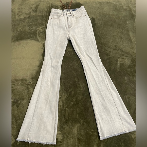 Idyllwind Light Grayish blue Flare Jeans - Picture 2 of 3